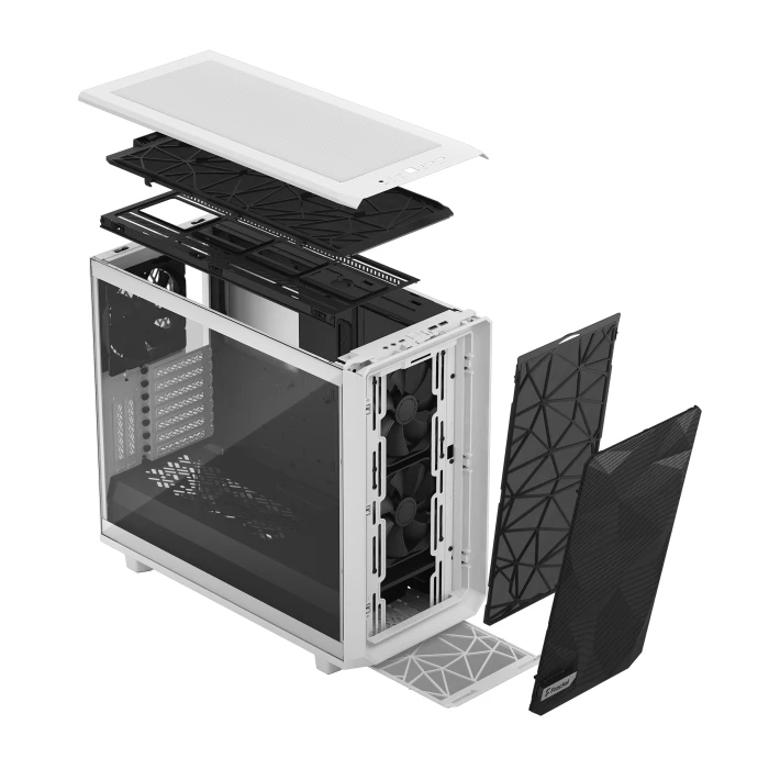 FRACTAL DESIGN MESHIFY 2 WHITE TG CLEAR