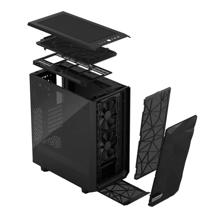 FRACTAL DESIGN MESHIFY 2 Compact BLACK TG LIGHT