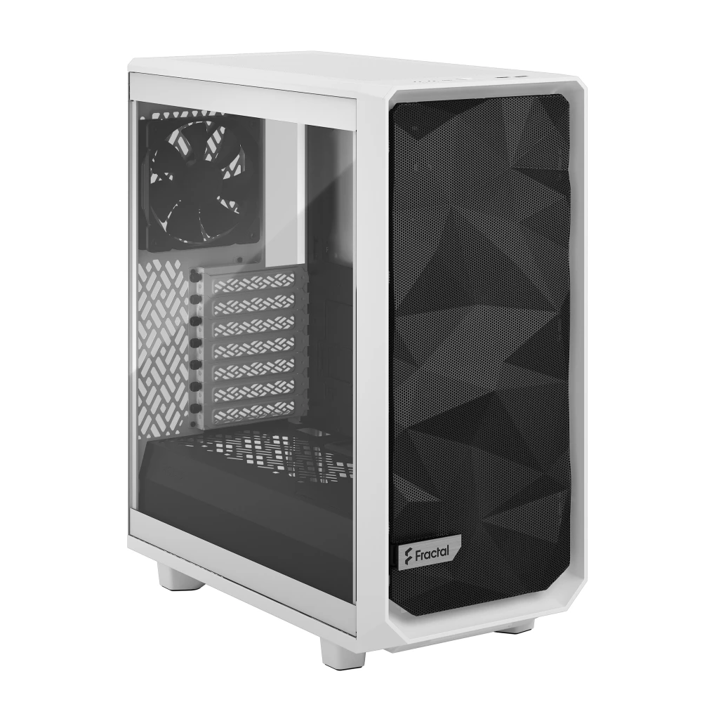 FRACTAL DESIGN MESHIFY 2 Compact WHITE TG Clear