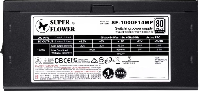 Super Flower Leadex Platinum SE 1000W