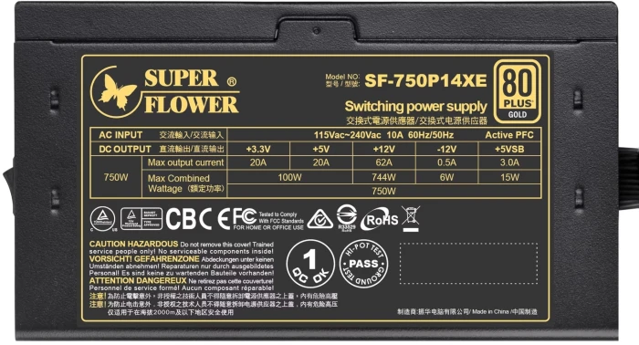 Super Flower Legion GX PRO Gold 750W