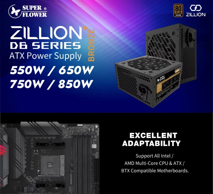 Super Flower Zillion DB Bronze 550W