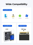 Orico Case M.2 2230 NVMe - 10Gbps