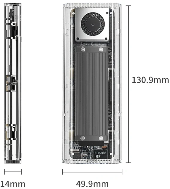 Orico TCM2-U4 M.2 NVMe USB-C/A