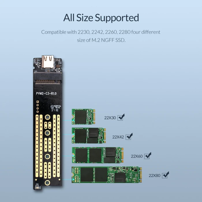 Orico M.2 SATA - TCM2F-C3-BK
