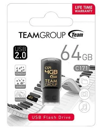 Team Group C171 64GB Черен