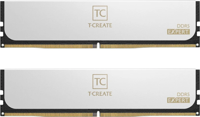 32GB (2x16) DDR5-6000 CL38 TEAM GROUP EXPERT White EXPO & XMP