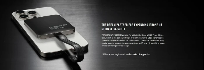 Team Group PD20M Mag SSD Gray 2TB