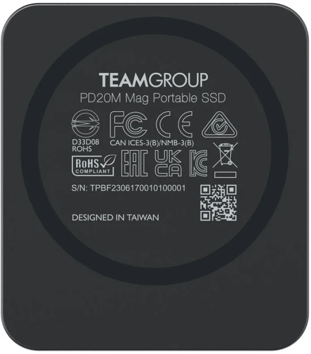 Team Group PD20M Mag SSD Gray 1TB