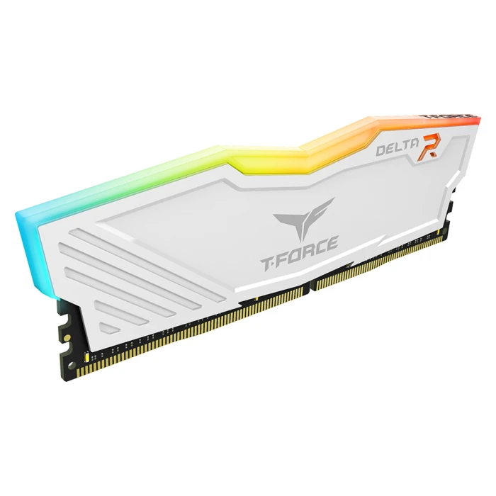 16GB (2x8) DDR4-3200 CL16 Team Group T-Force Delta RGB White