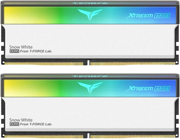 32GB (2x16) DDR5-6000 CL30 Team Group XTREEM ARGB White EXPO & XMP