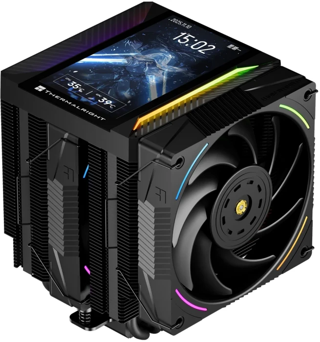 Thermalright Peerless Assassin 120 Vision MAX ARGB Black 5" Display