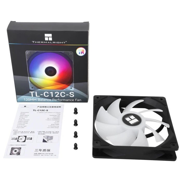 Thermalright TL-C12C-S aRGB Black