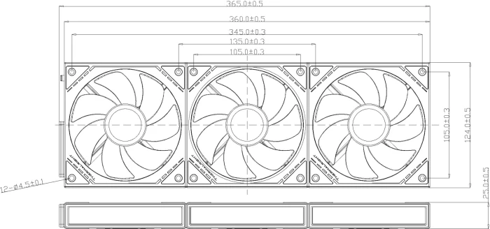 Thermalright TL-M12QR x3 White 3in1