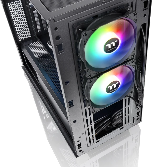 Thermaltake Divider 370 TG ARGB Black
