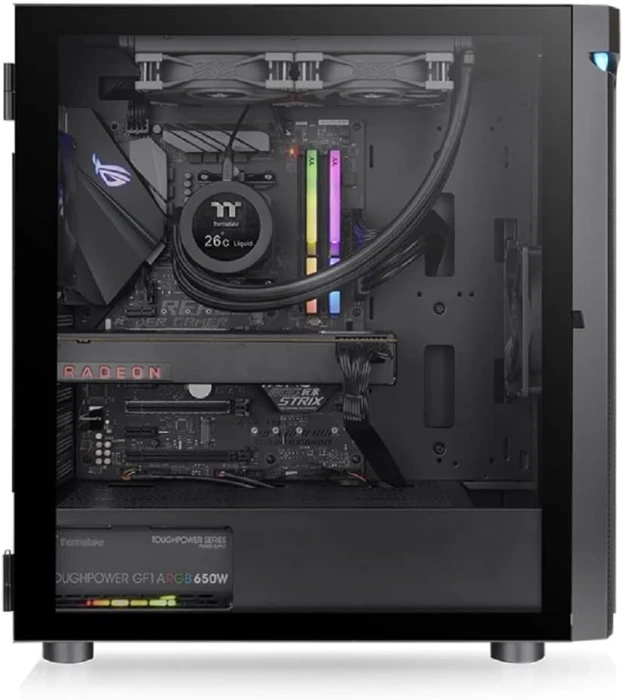 Thermaltake H590 TG ARGB Black