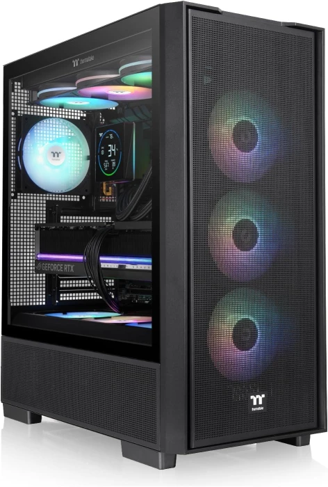 Thermaltake S380 TG ARGB - Black