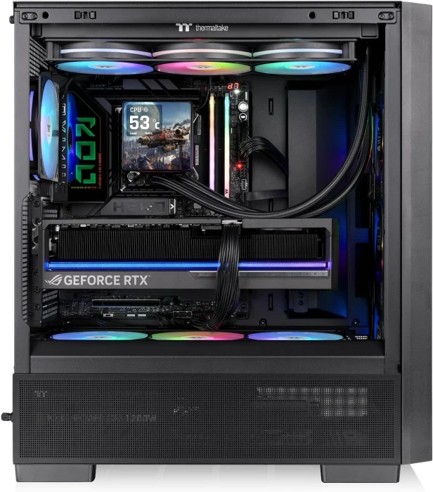 Thermaltake S380 TG ARGB - Black