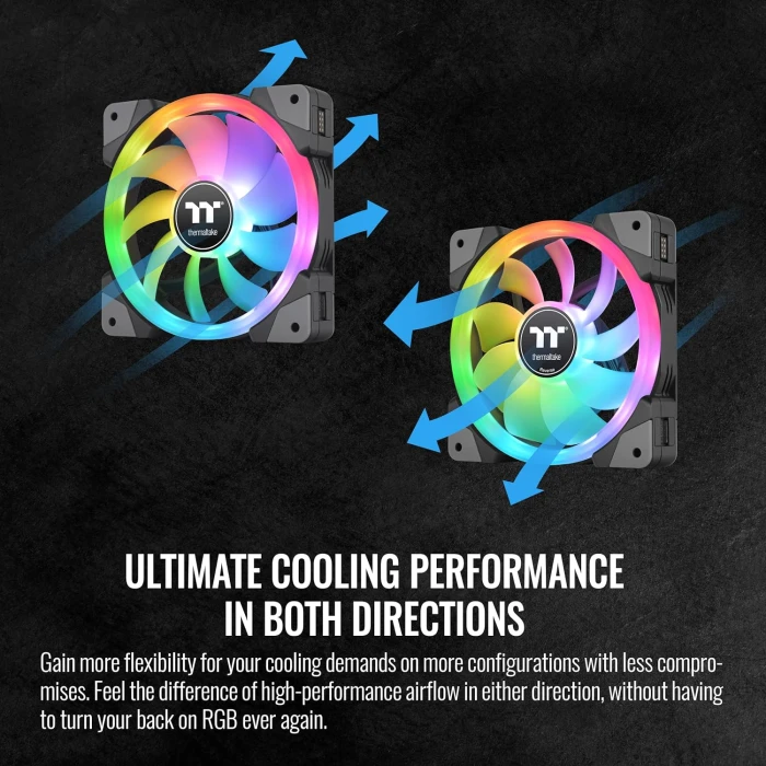 Thermaltake SWAFAN EX12 RGB Black 3in1