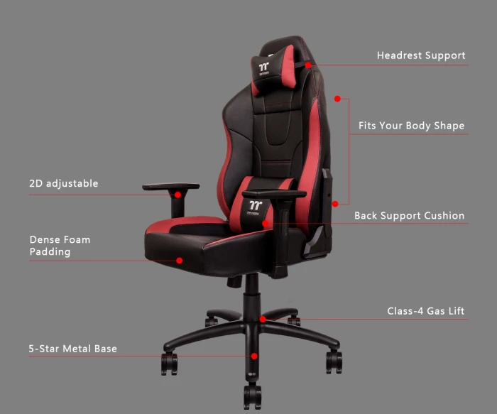 Thermaltake U Comfort Black-Red