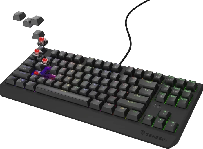 Genesis Thor 230 TKL Black Red Switch