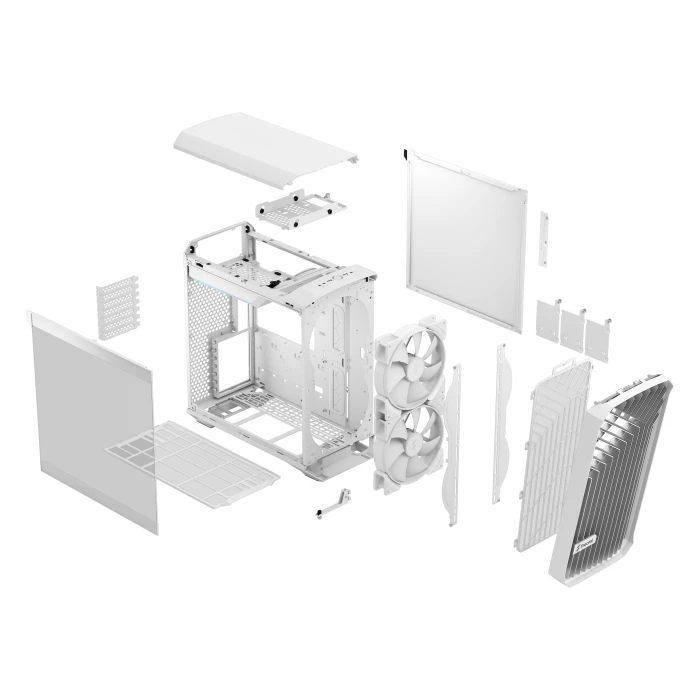 FRACTAL DESIGN TORRENT COMPACT WHITE RGB TG Clear Tint