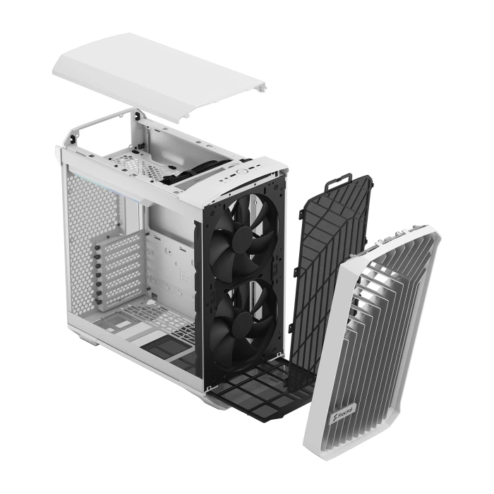 FRACTAL DESIGN TORRENT COMPACT WHITE TG Clear Tint