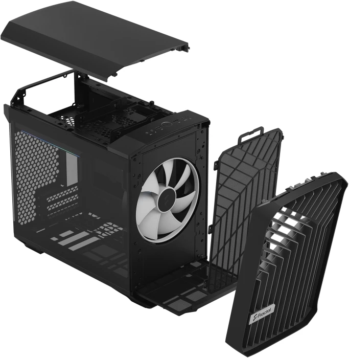 FRACTAL DESIGN Torrent Nano Black RGB TG Light Tint