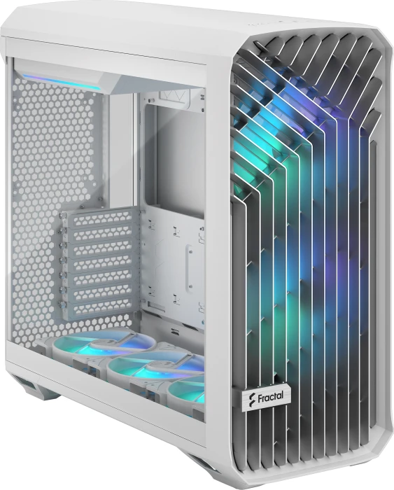 FRACTAL DESIGN Torrent White RGB TG Clear