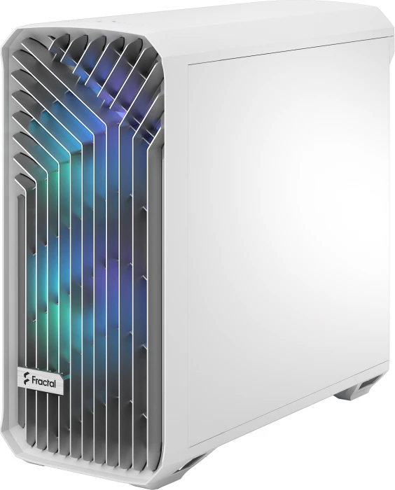 FRACTAL DESIGN Torrent White RGB TG Clear