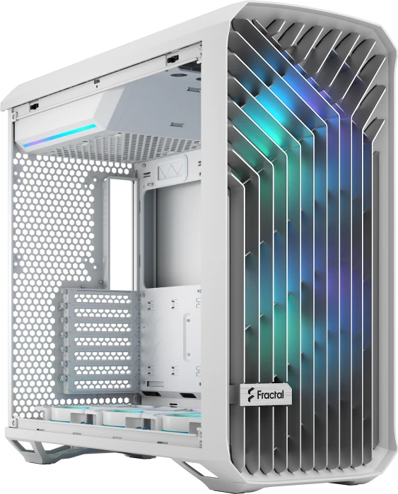 FRACTAL DESIGN Torrent White RGB TG Clear