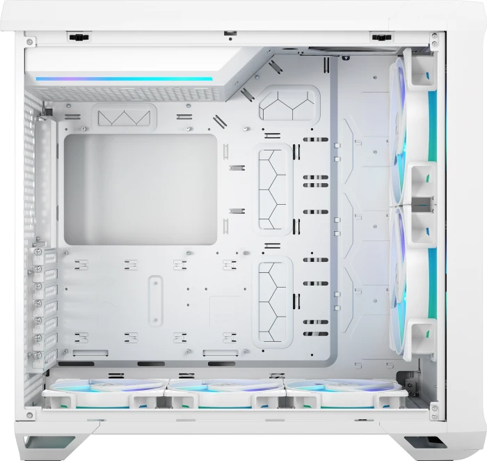 FRACTAL DESIGN Torrent White RGB TG Clear