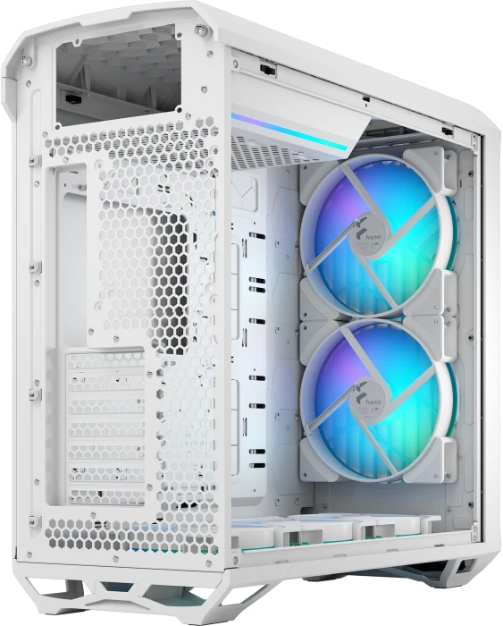 FRACTAL DESIGN Torrent White RGB TG Clear