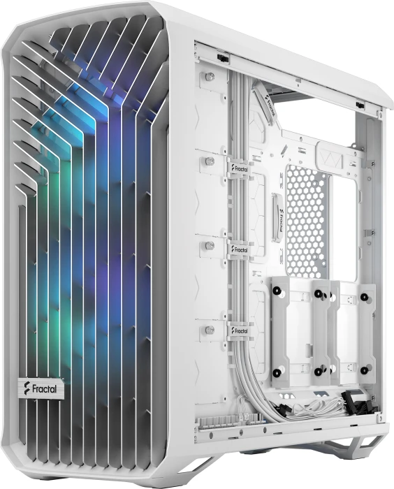 FRACTAL DESIGN Torrent White RGB TG Clear