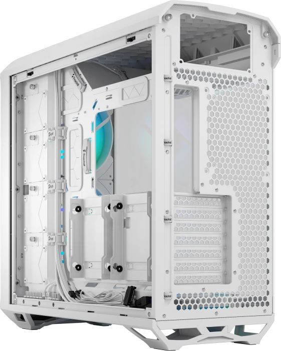FRACTAL DESIGN Torrent White RGB TG Clear