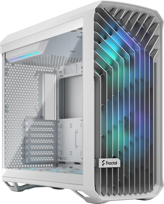 FRACTAL DESIGN Torrent White RGB TG Clear