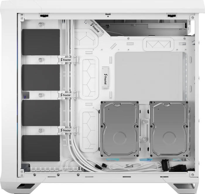 FRACTAL DESIGN Torrent White RGB TG Clear