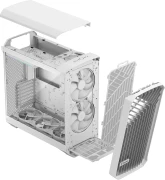 FRACTAL DESIGN Torrent White RGB TG Clear