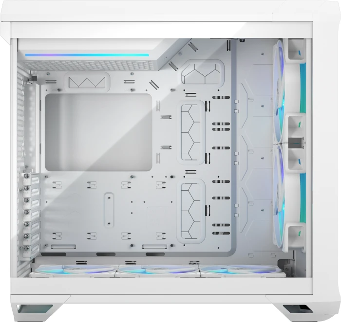 FRACTAL DESIGN Torrent White RGB TG Clear