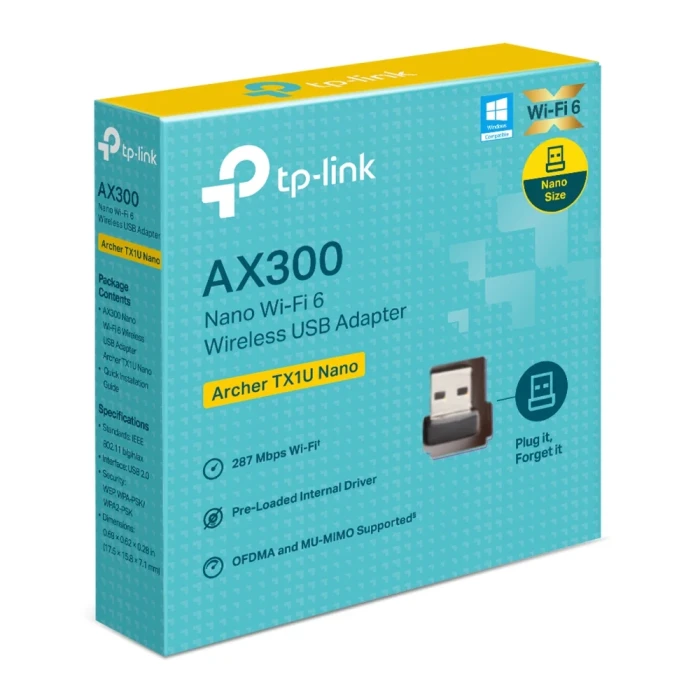 TP-Link Archer TX1U Nano AX300 Wi-Fi 6