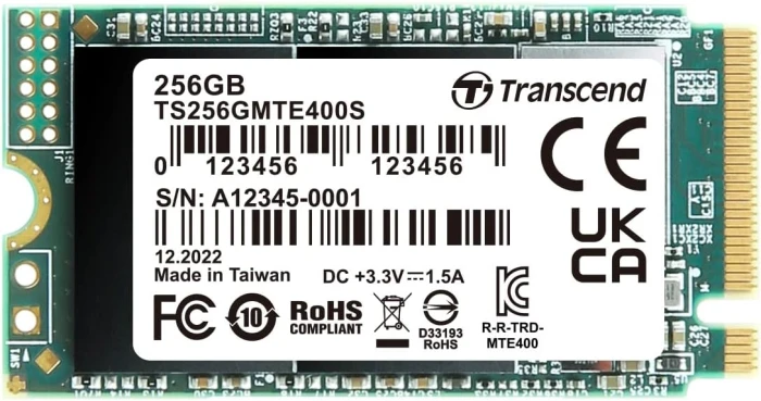 Transcend 400S M.2 2242 PCIe 256GB