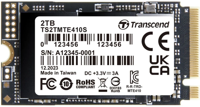Transcend 410S M.2 2242 PCIe 2TB