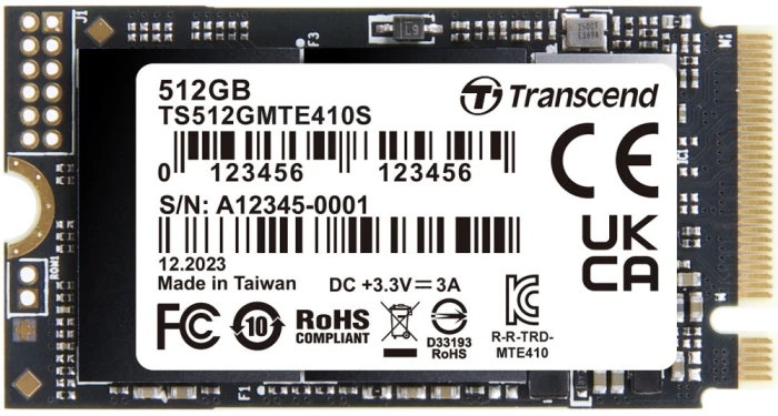 Transcend 410S M.2 2242 PCIe 512GB