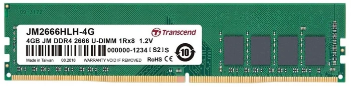 Transcend HLH 4GB DDR4 2666Mhz CL19