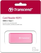 Transcend SD/microSD Card Reader Pink