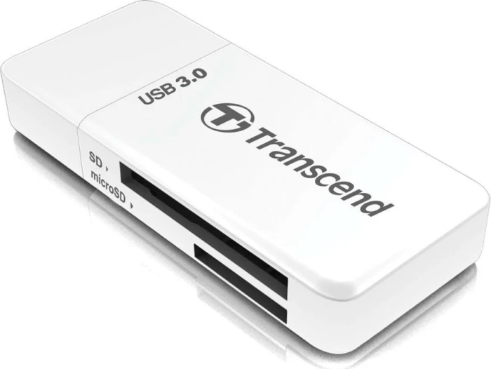 Transcend SD/microSD Card Reader White