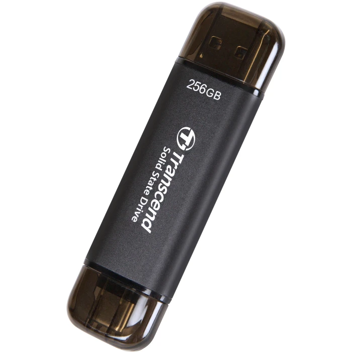 Transcend SSD ESD310C Black 256GB