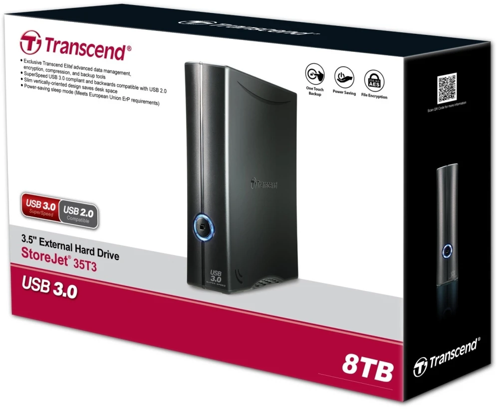 Transcend StoreJet 3.5" T3 8TB