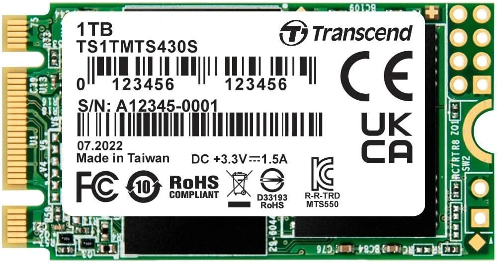 Transcend 430S M.2 2242 SATA 1TB