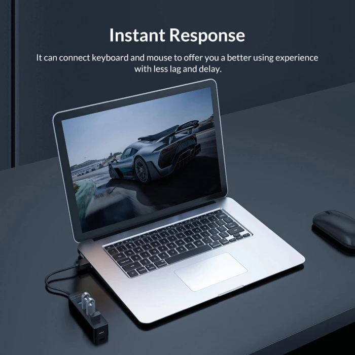 Orico хъб USB3.0 HUB 4 port - Type C input  TWU3-4A-BK